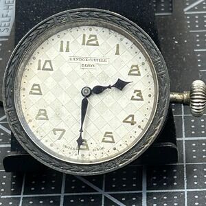 Sandoz-Vuille 8 Days Swiss Pocket Watch Mechanical Complete Not‎ Running Vintage